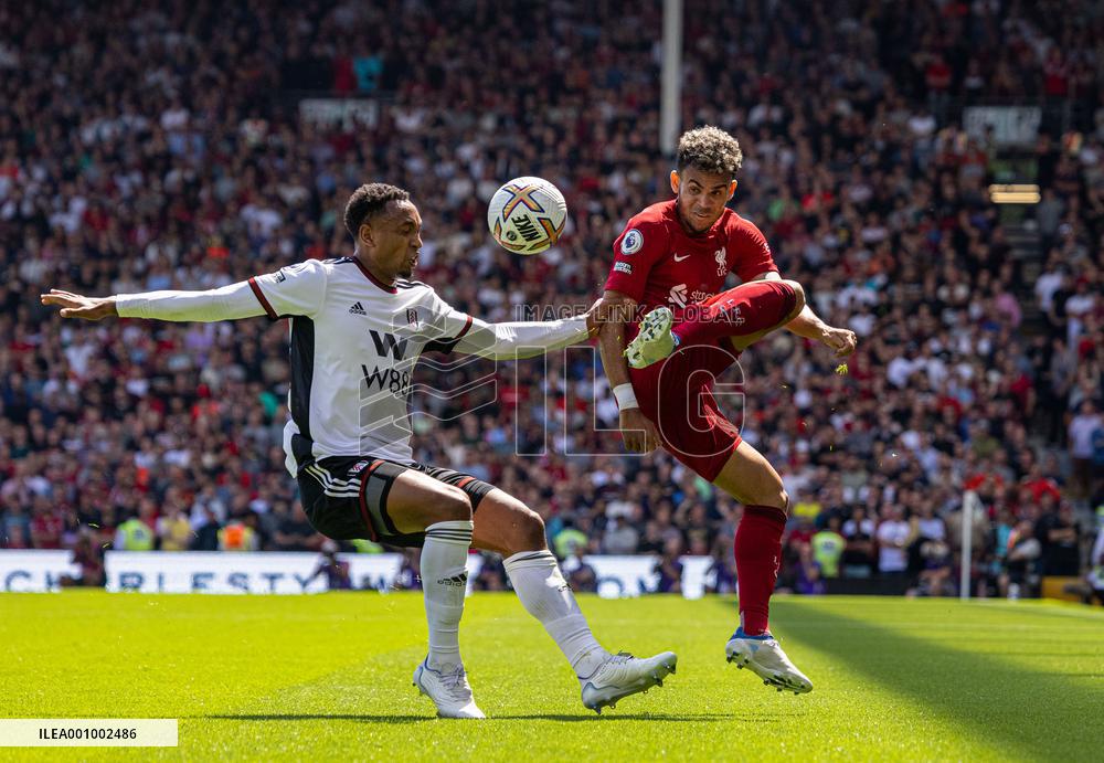 (SP)BRITAIN-LONDON-FOOTBALL-PREMIER LEAGUE-FULHAM VS LIVERPOOL