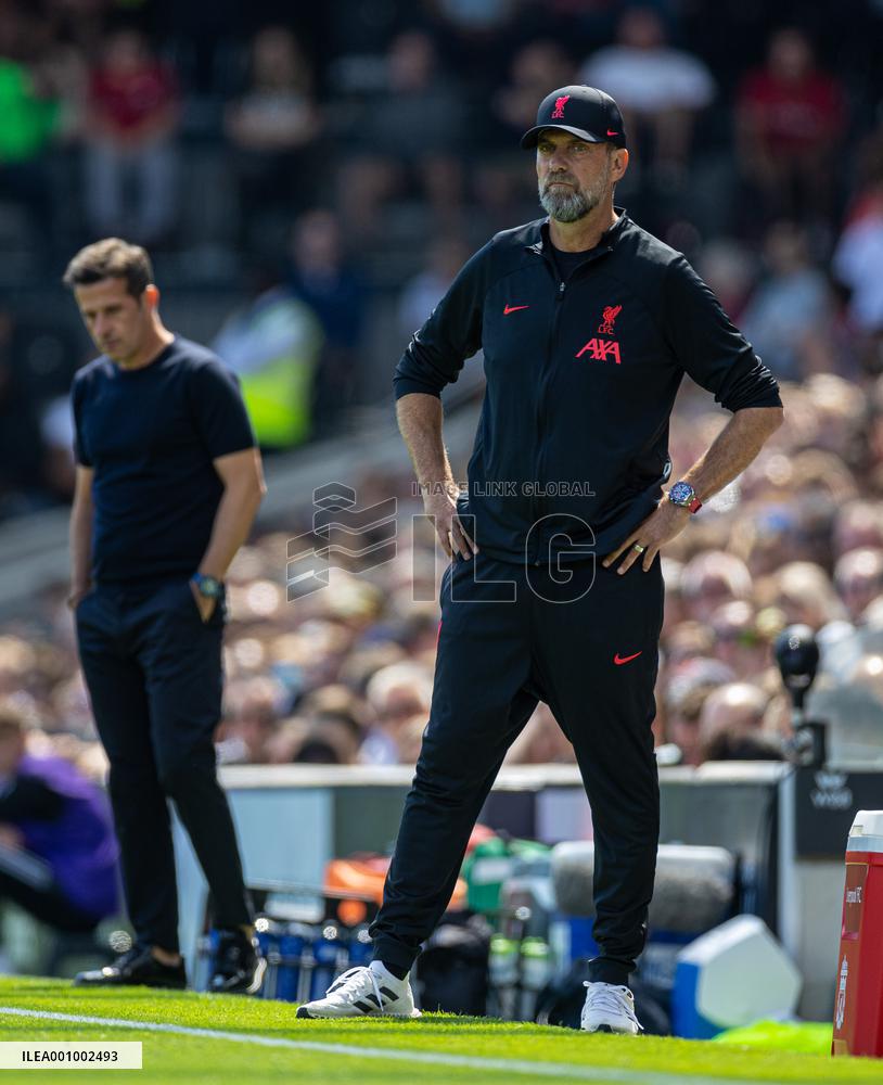 (SP)BRITAIN-LONDON-FOOTBALL-PREMIER LEAGUE-FULHAM VS LIVERPOOL