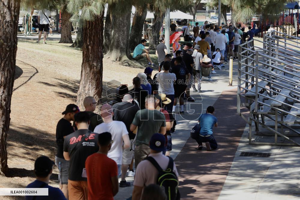 U.S.-CALIFORNIA-LOS ANGELES-MONKEYPOX-VACCINATION