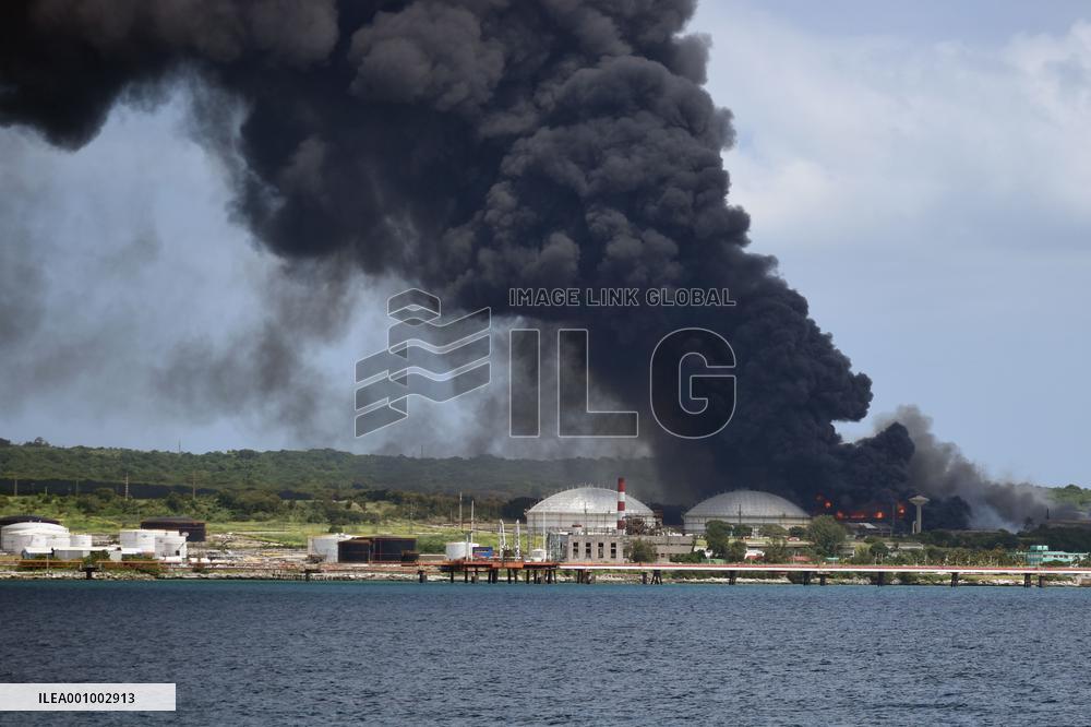 CUBA-FUEL TANK EXPLOSION-ACCIDENT
