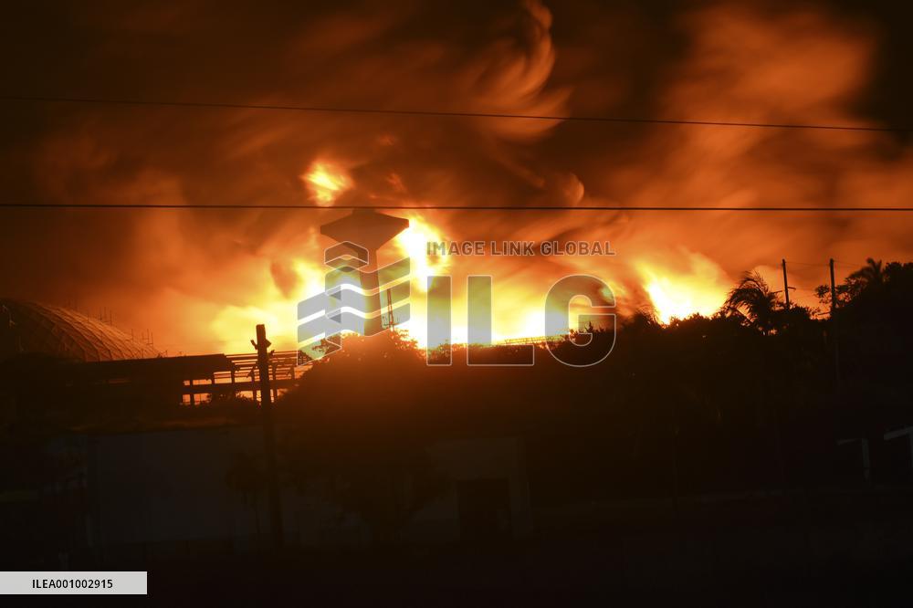 CUBA-FUEL TANK EXPLOSION-ACCIDENT