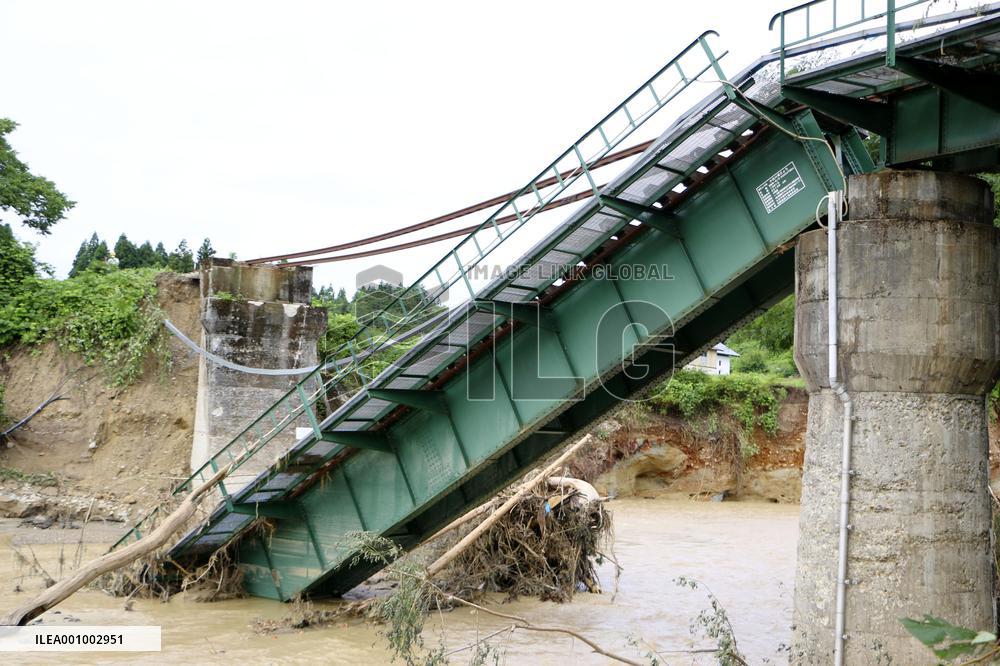 Aftermath of heavy rain in Japan