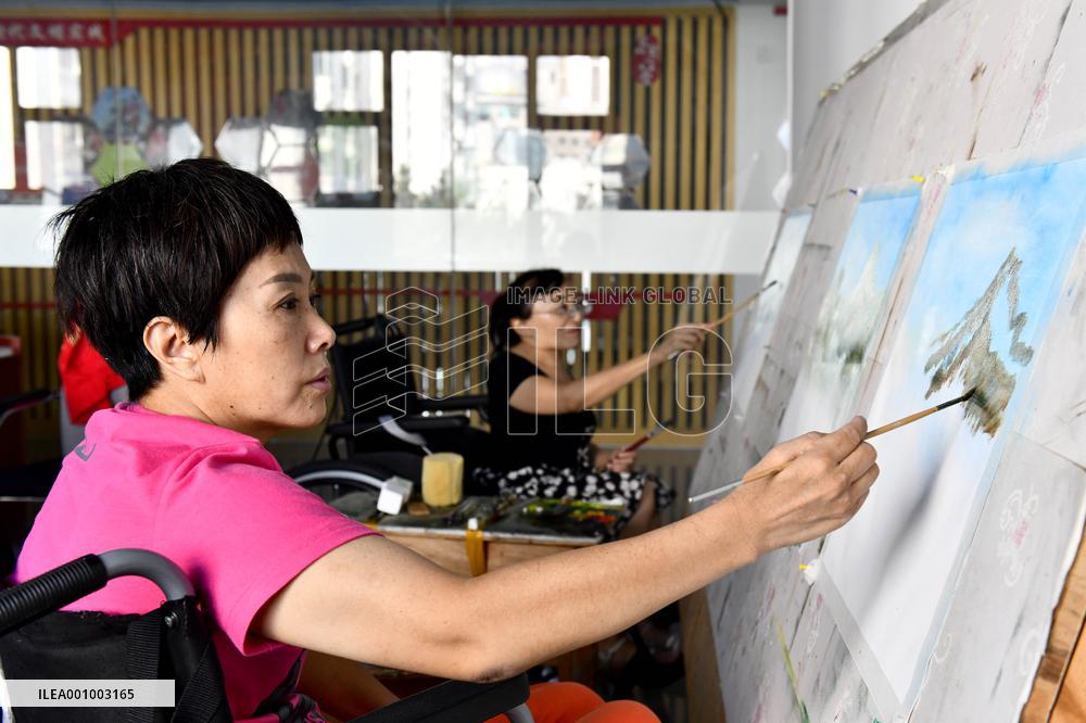 CHINA-SHANDONG-PEOPLE WITH DISABILITY-PAINTING (CN)