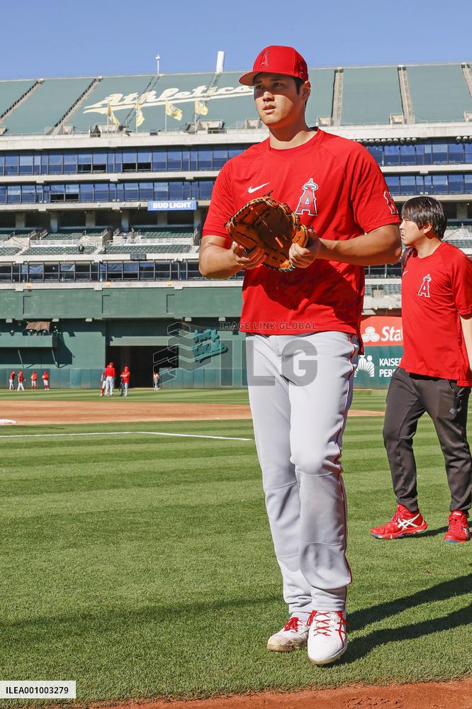 Baseball: Ohtani's preparation for pitching start
