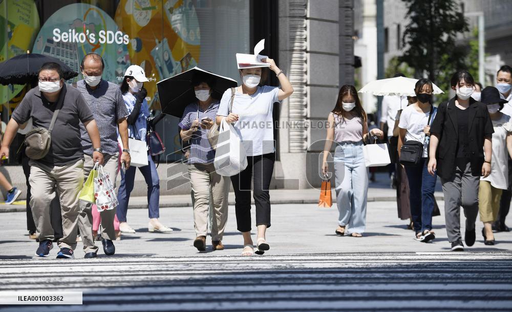 Summer heat in Japan