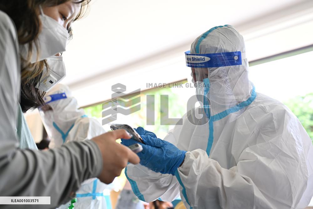 CHINA-HAINAN-SANYA-COVID-19-VOLUNTEERS (CN)