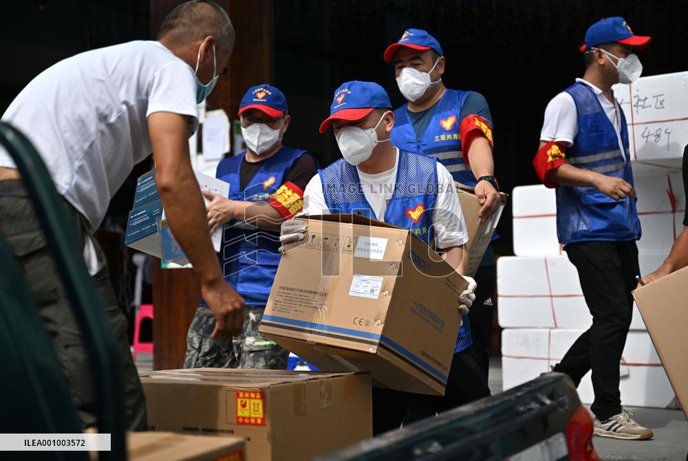 CHINA-HAINAN-SANYA-COVID-19-VOLUNTEERS (CN)