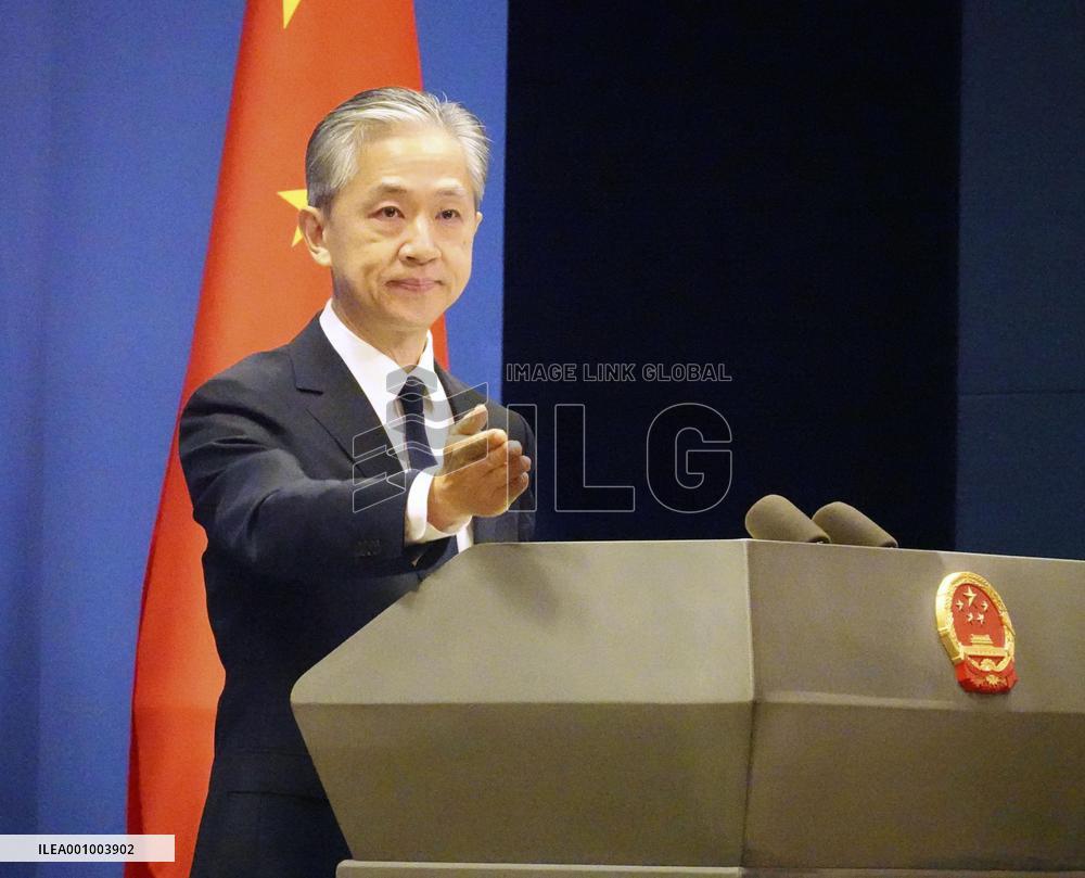 Chinese Foreign Ministry spokesman Wang