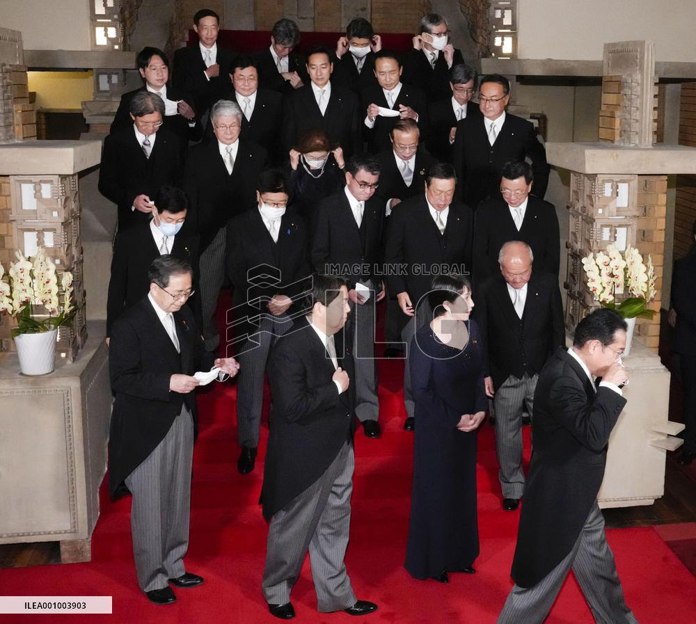Japan PM Kishida's reshuffled Cabinet
