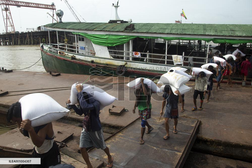MYANMAR-YANGON-AGRICULTURAL EXPORT-DECLINE
