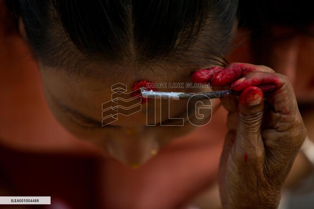 NEPAL-KATHMANDU-JANAI PURNIMA