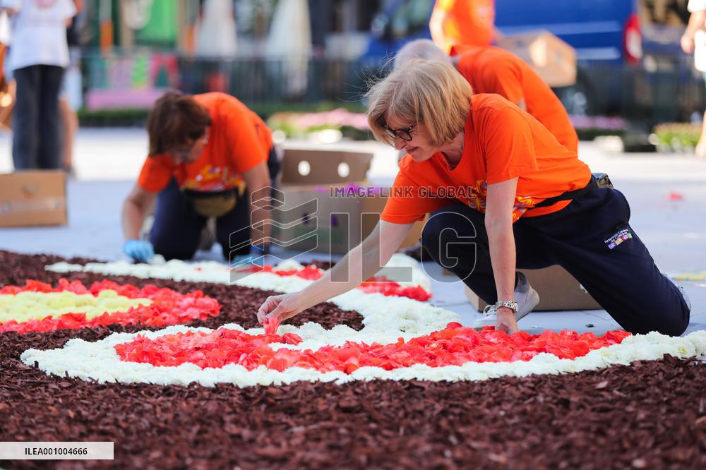BELGIUM-BRUSSELS-FLOWER CARPET