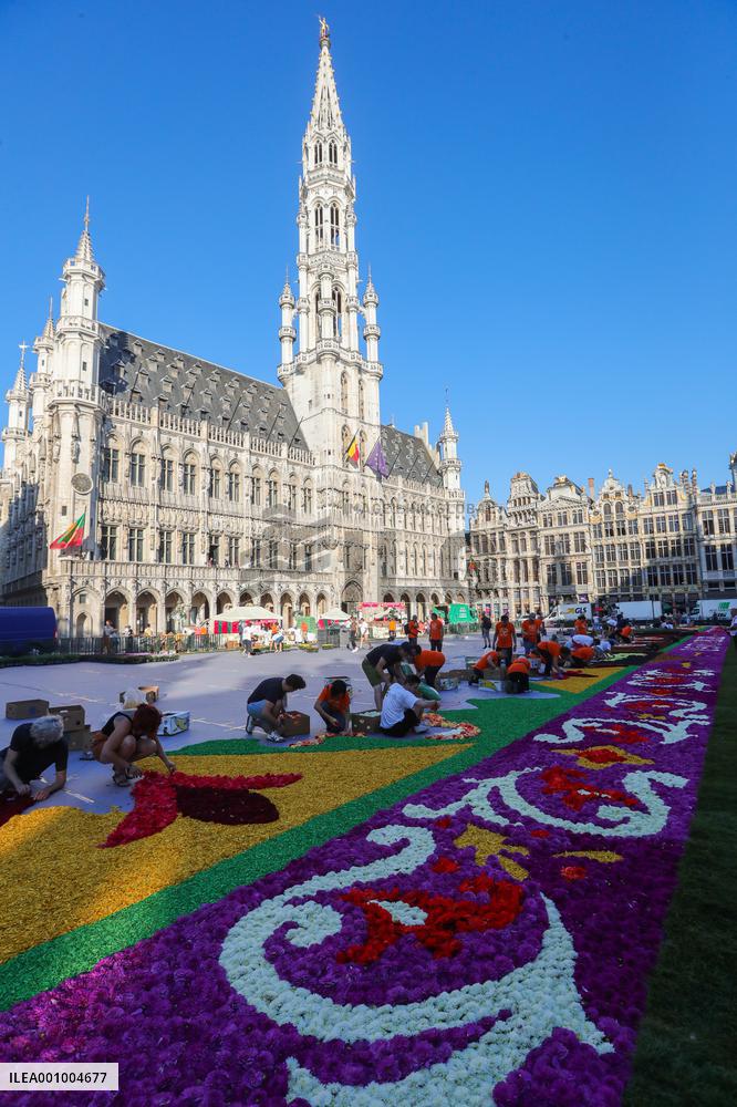 BELGIUM-BRUSSELS-FLOWER CARPET