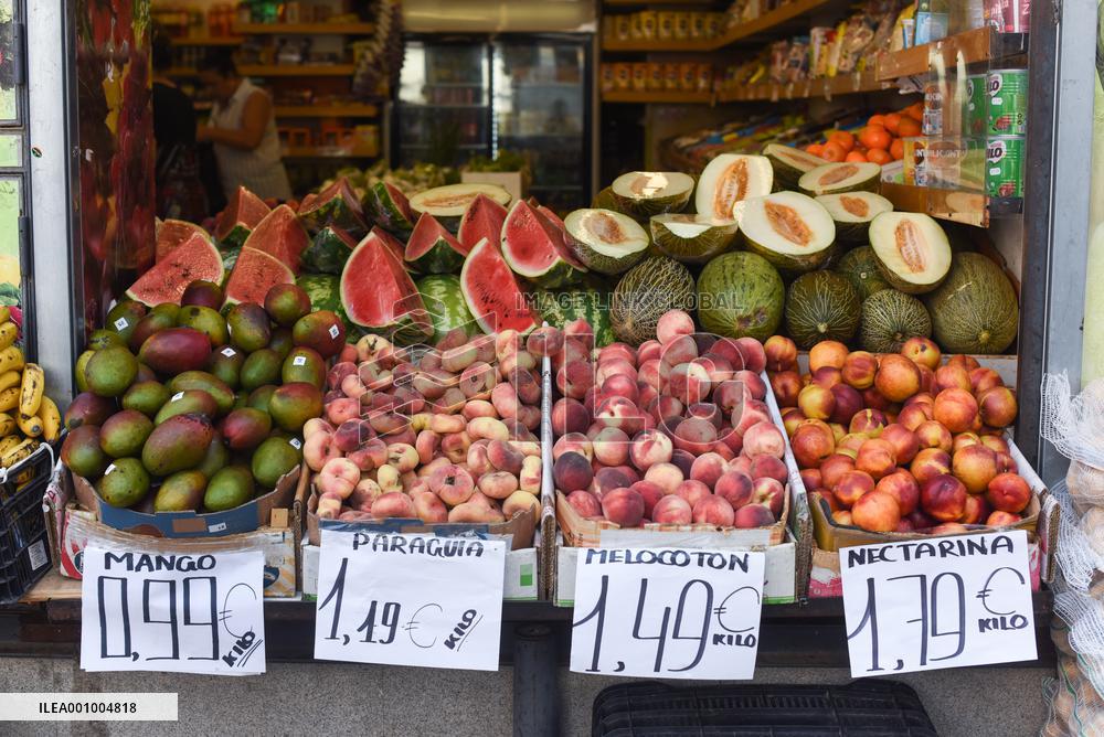 SPAIN-MADRID-INFLATION