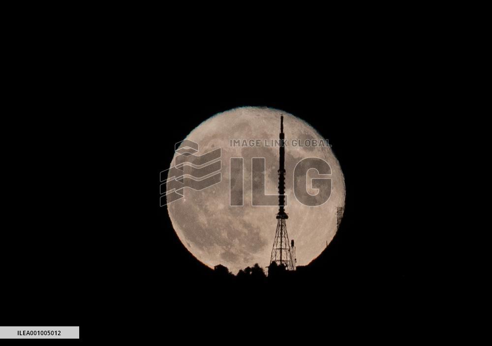 CYPRUS-TROODOS MOUNTAINS-FULL MOON