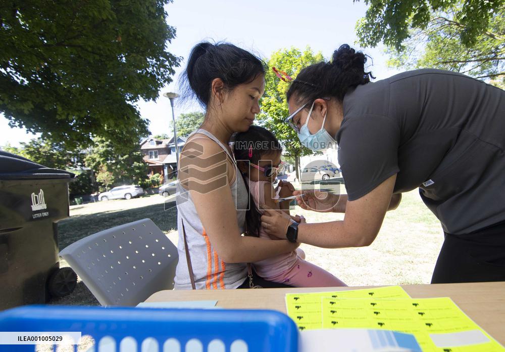 CANADA-TORONTO-COVID-19-VACCINE-CHILDREN