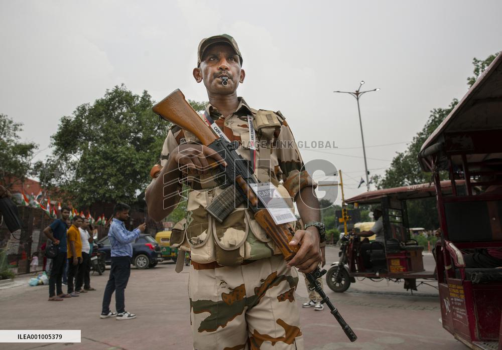INDIA-NEW DELHI-SECURITY MEASURES- INDEPENDENCE DAY