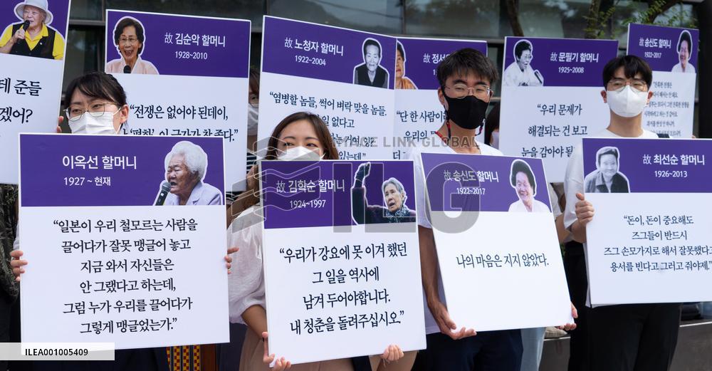 SOUTH KOREA-SEOUL-"COMFORT WOMEN"-MEMORIAL DAY