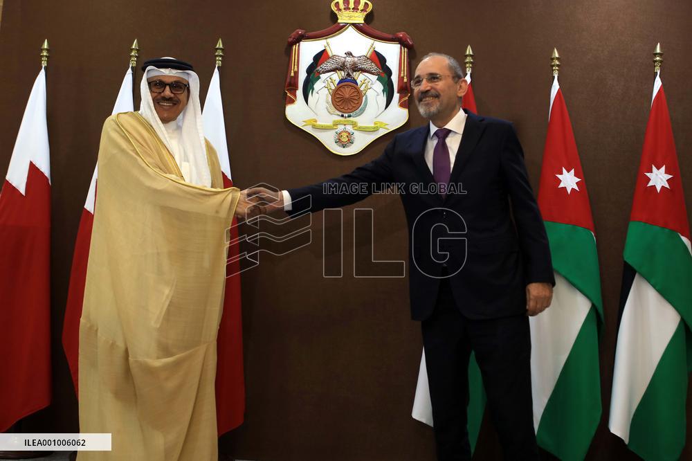 JORDAN-AMMAN-FM-BAHRAIN-FM-MEETING