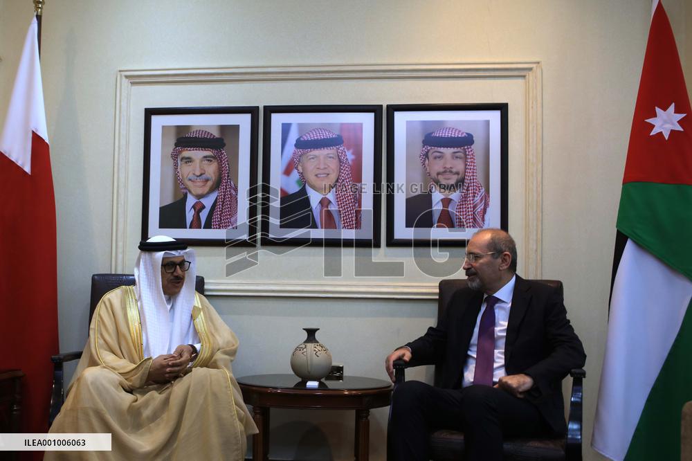 JORDAN-AMMAN-FM-BAHRAIN-FM-MEETING