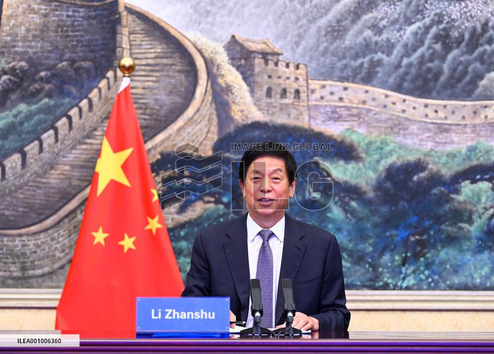 CHINA-BEIJING-LI ZHANSHU-TONGAN LEGISLATIVE ASSEMBLY SPEAKER-TALKS (CN)