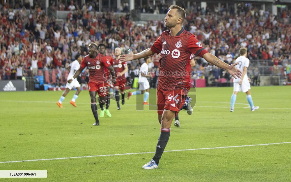 (SP)CANADA-TORONTO-SOCCER-MLS-TORONTO FC VS NEW ENGLAND REVOLUTION