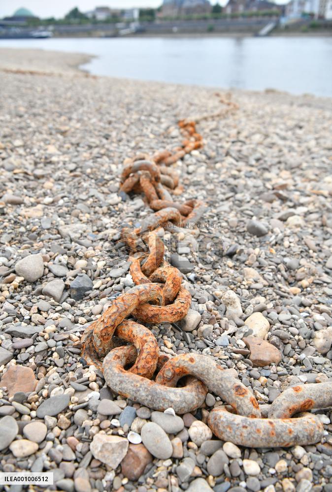 GERMANY-RIVER RHINE-WATER LEVEL