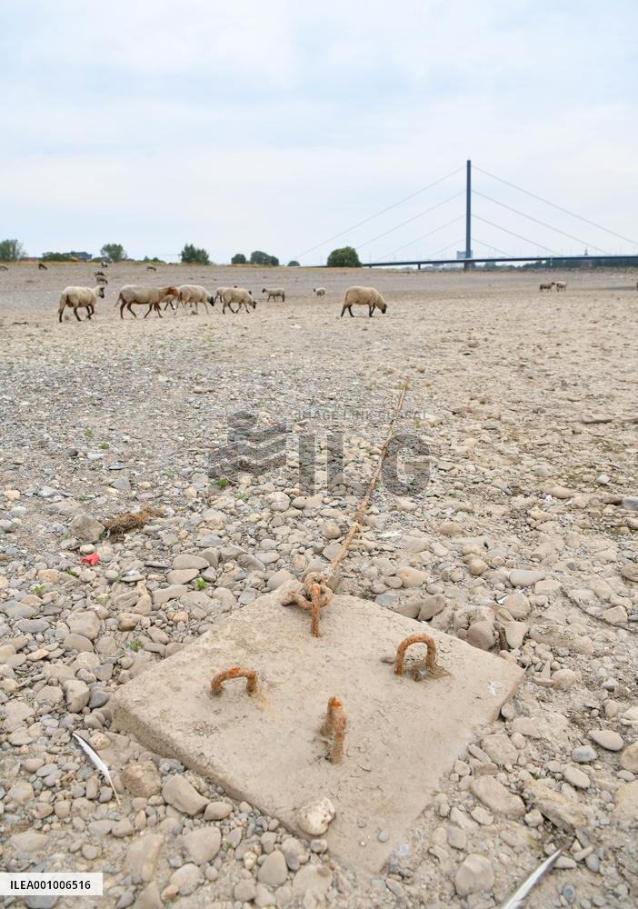 GERMANY-RIVER RHINE-WATER LEVEL