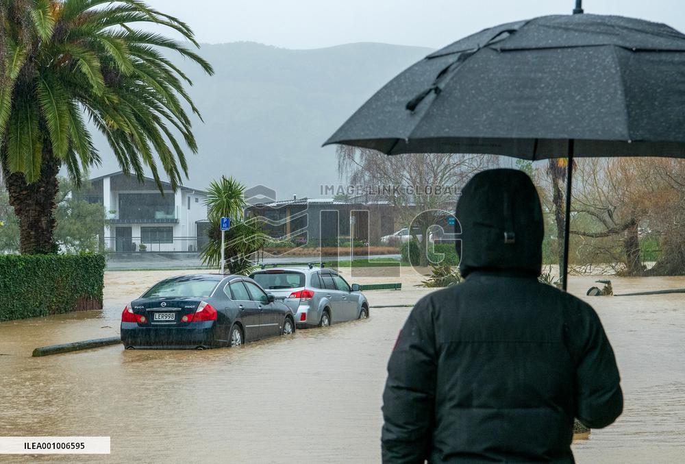 NEW ZEALAND-SOUTH ISLAND-FLOOD