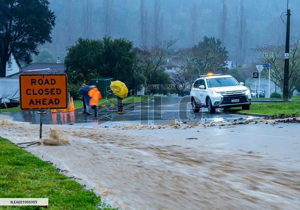 NEW ZEALAND-SOUTH ISLAND-FLOOD
