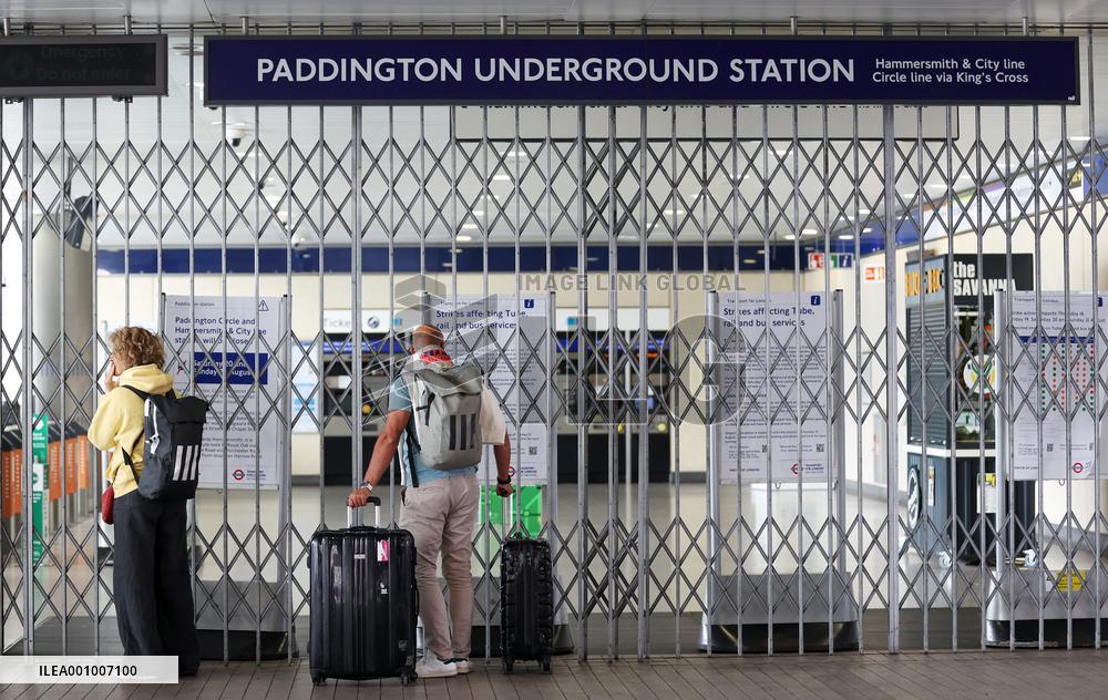 BRITAIN-LONDON-TUBE WORKERS-STRIKE