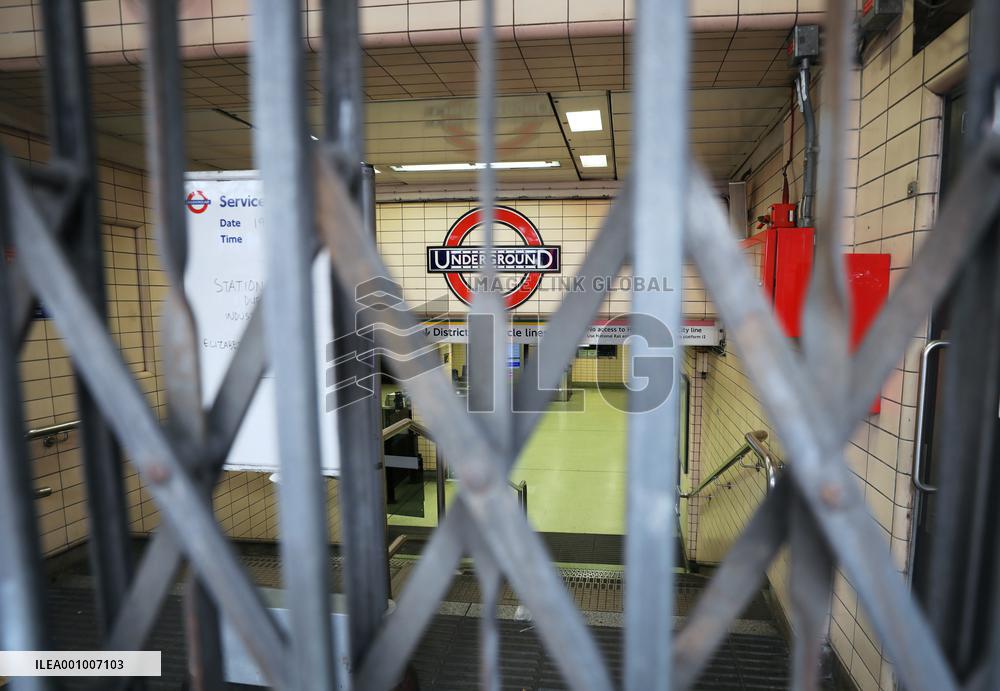 BRITAIN-LONDON-TUBE WORKERS-STRIKE