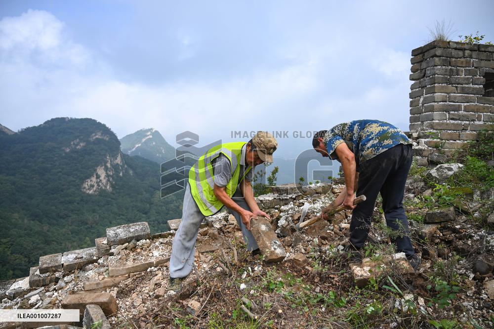 CHINA-BEIJING-GREAT WALL-RESTORATION (CN)