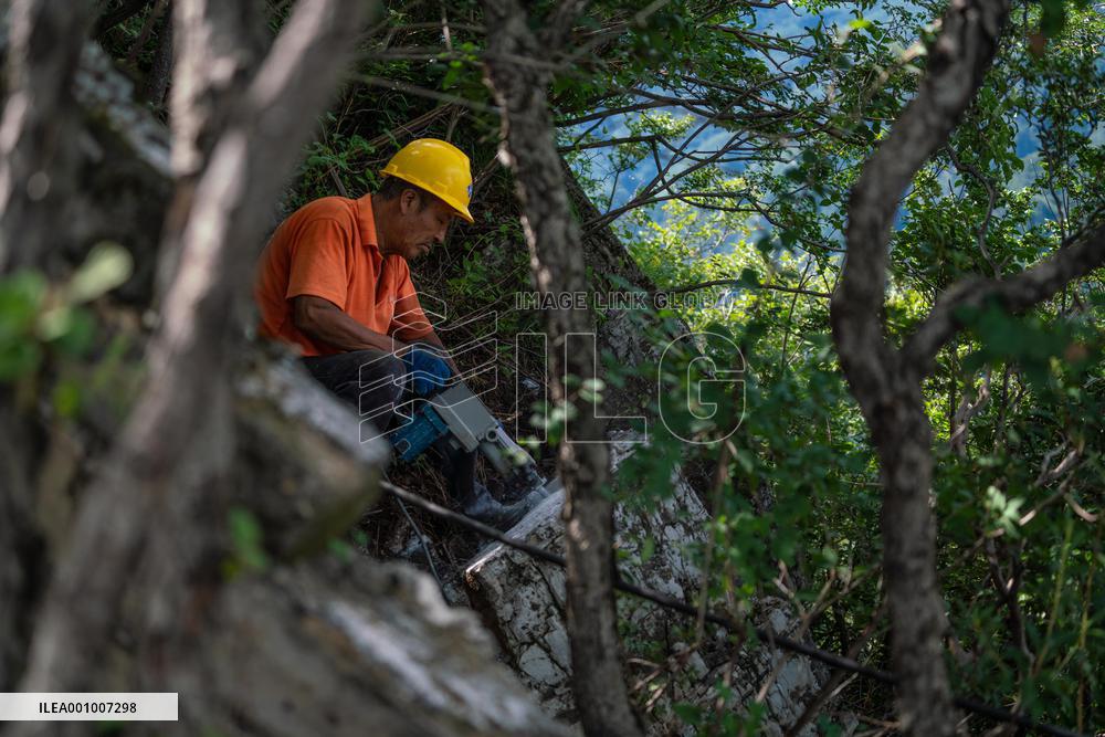 CHINA-BEIJING-GREAT WALL-RESTORATION (CN)