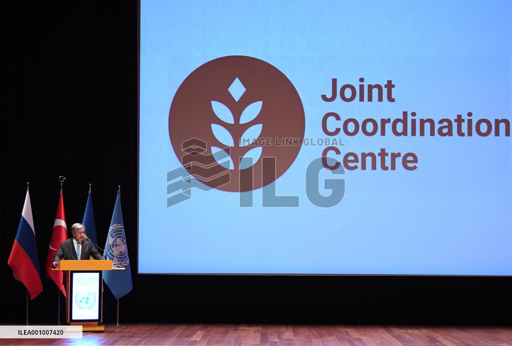 TÜRKIYE-ISTANBUL-UN-GUTERRES-INSPECTION