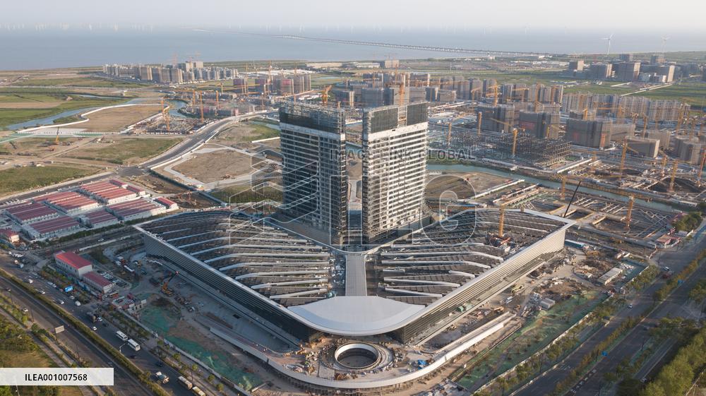 CHINA-SHANGHAI-FTZ-LINGANG NEW AREA-3RD ANNIVERSARY (CN)