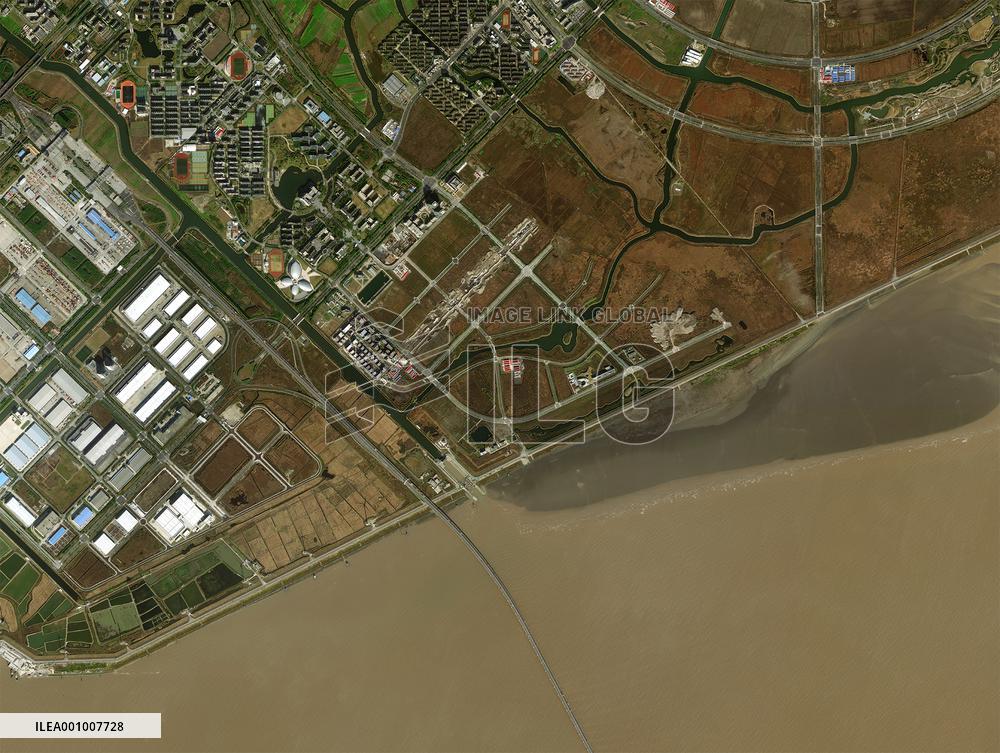 CHINA-SHANGHAI-LINGANG NEW AREA-REMOTE SENSING IMAGES (CN)