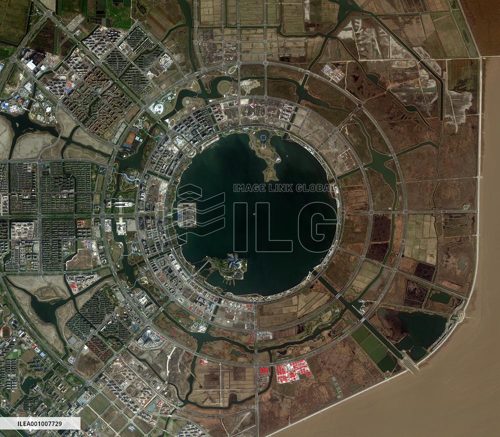 CHINA-SHANGHAI-LINGANG NEW AREA-REMOTE SENSING IMAGES (CN)