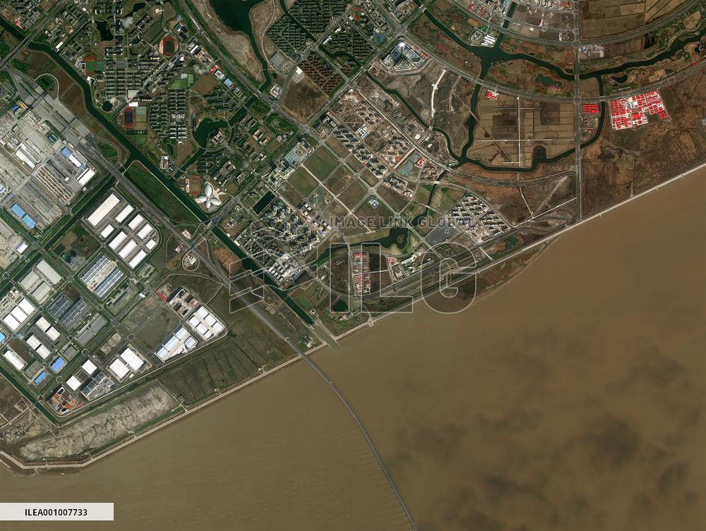 CHINA-SHANGHAI-LINGANG NEW AREA-REMOTE SENSING IMAGES (CN)
