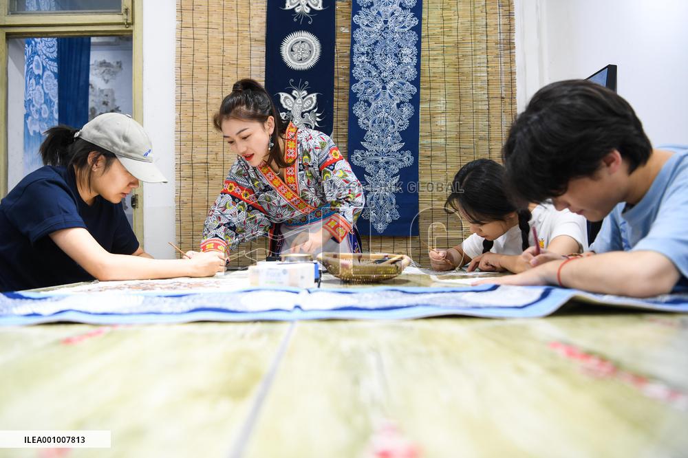 CHINA-GUIZHOU-GUIYANG-INTANGIBLE CULTURAL HERITAGE-BATIK (CN)