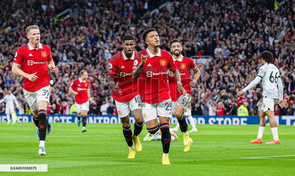 (SP)BRITAIN-MANCHESTER-FOOTBALL-PREMIER LEAGUE-MANCHESTER UNITED VS LIVERPOOL