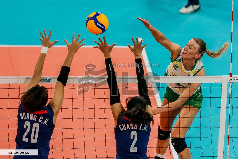 (SP)THE PHILIPPINES-PASIG CITY-VOLLEYBALL-AVC CUP-WOMEN-CHINESE TAIPEI VS AUSTRALIA