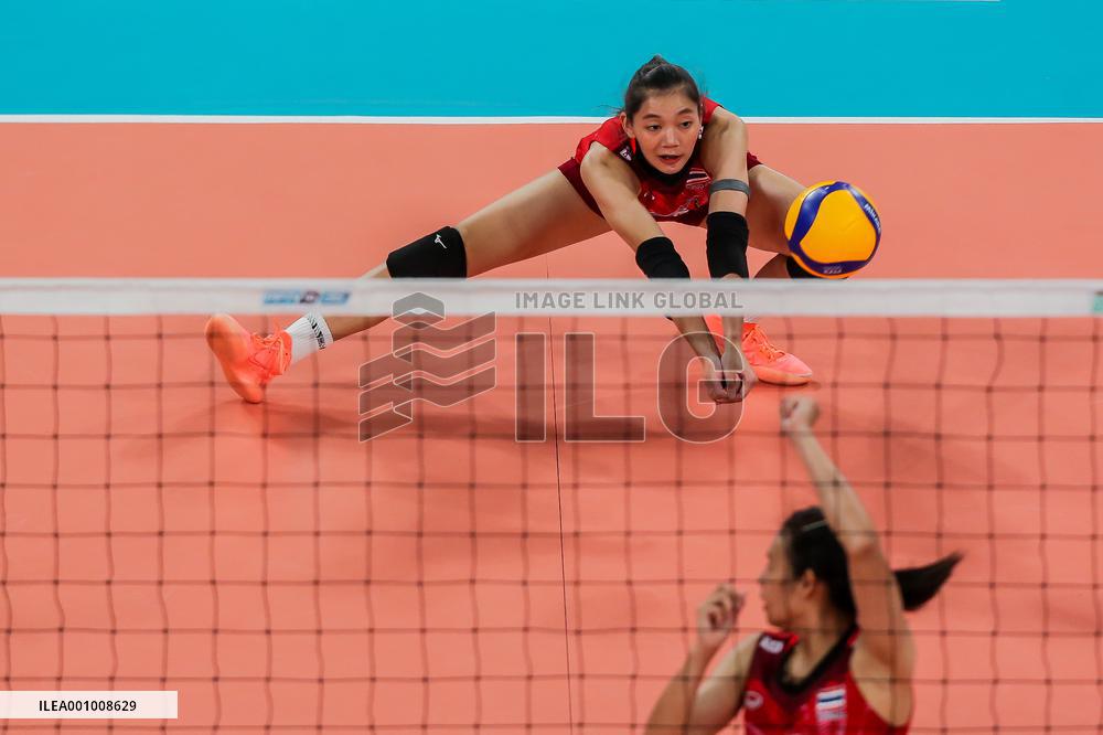 (SP)THE PHILIPPINES-PASIG CITY-VOLLEYBALL-AVC CUP-WOMEN-THAILAND VS CHINESE TAIPEI