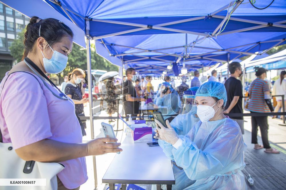 CHINA-CHONGQING-COVID-19-TEST (CN)