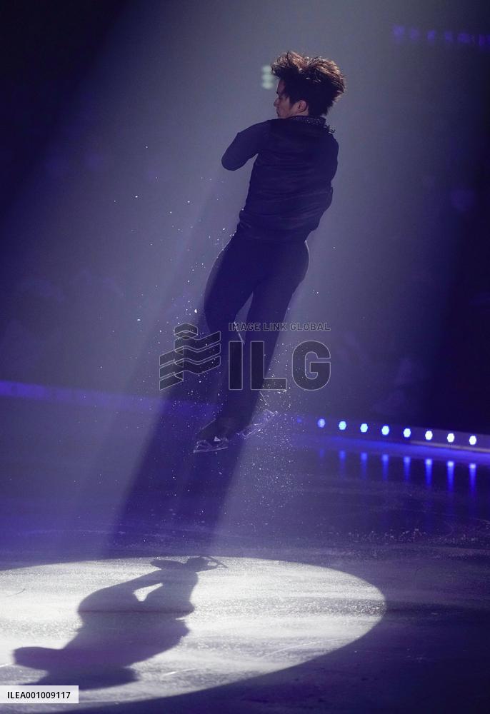 Ice show rehearsal in Yokohama