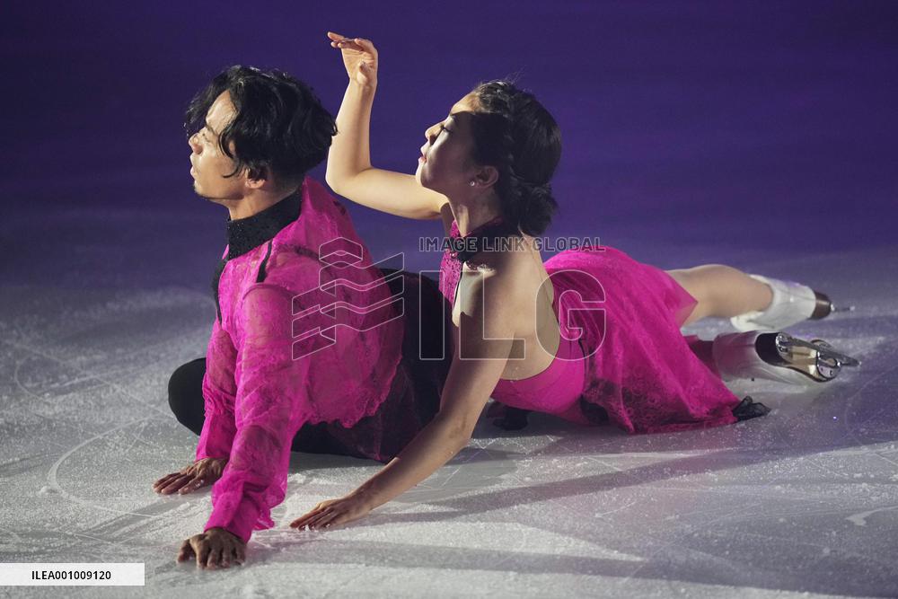 Ice show rehearsal in Yokohama