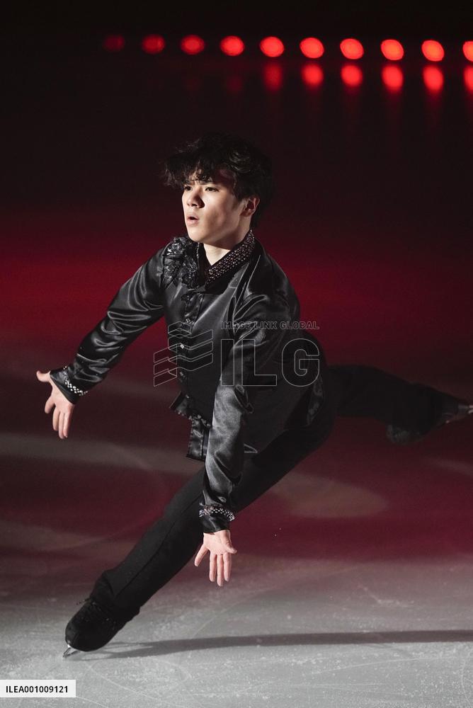 Ice show rehearsal in Yokohama