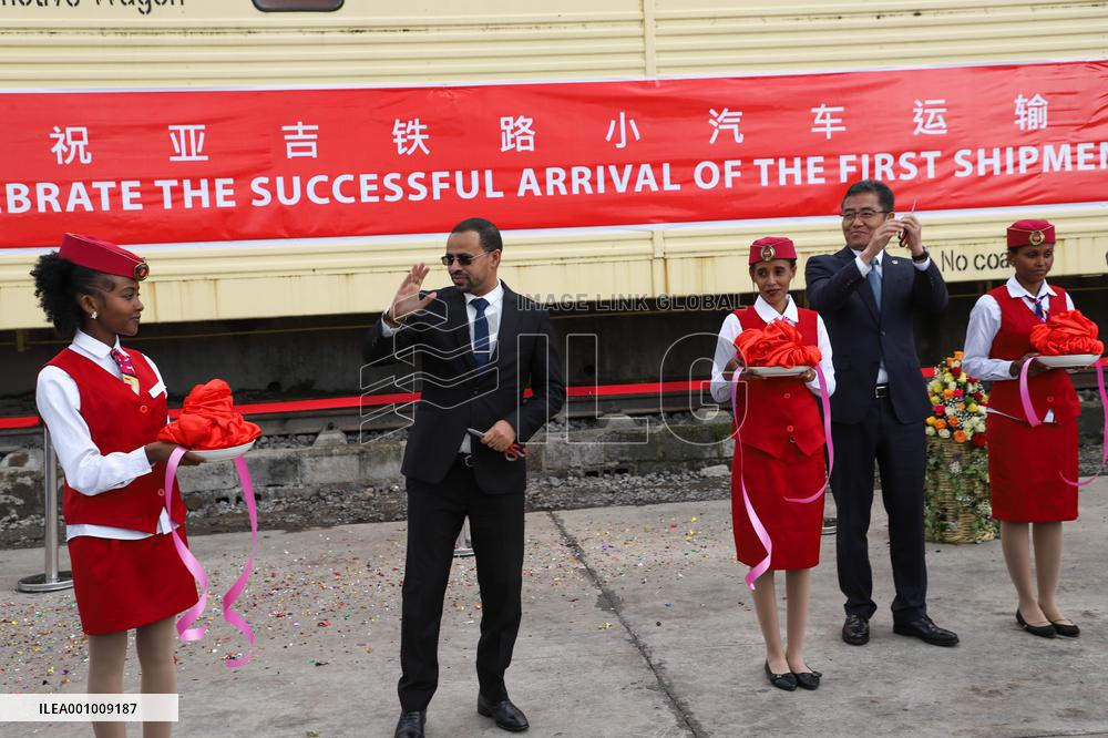 ETHIOPIA-ADDIS ABABA-ETHIOPIA-DJIBOUTI RAILWAY-VEHICLE SHIPMENT