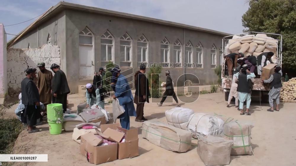 Needy families receive China-donated assistance in Afghanistan's Jawzjan province