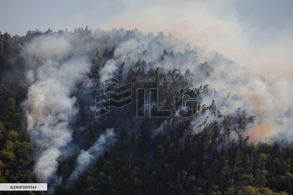 GEORGIA-BORJOMI-WILDFIRE